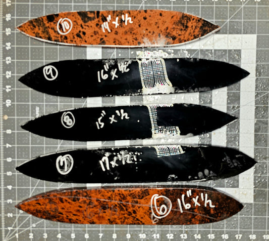 Page 2 Ceremonial Blade Preforms,Dance Blade Preforms Flintknapping Slabs.