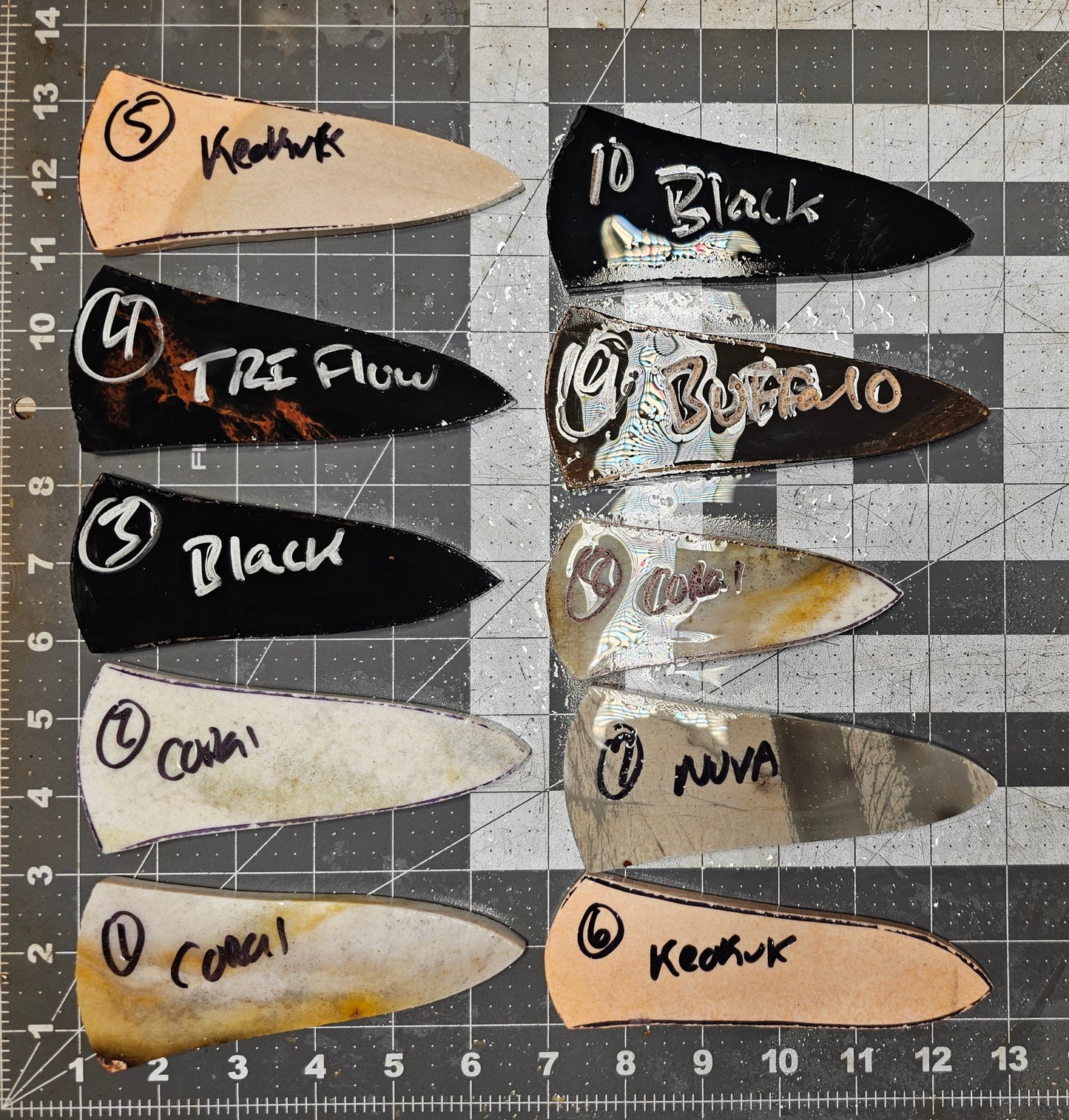 Page 1 Ross Blade Preforms,Flintknapping Slabs.