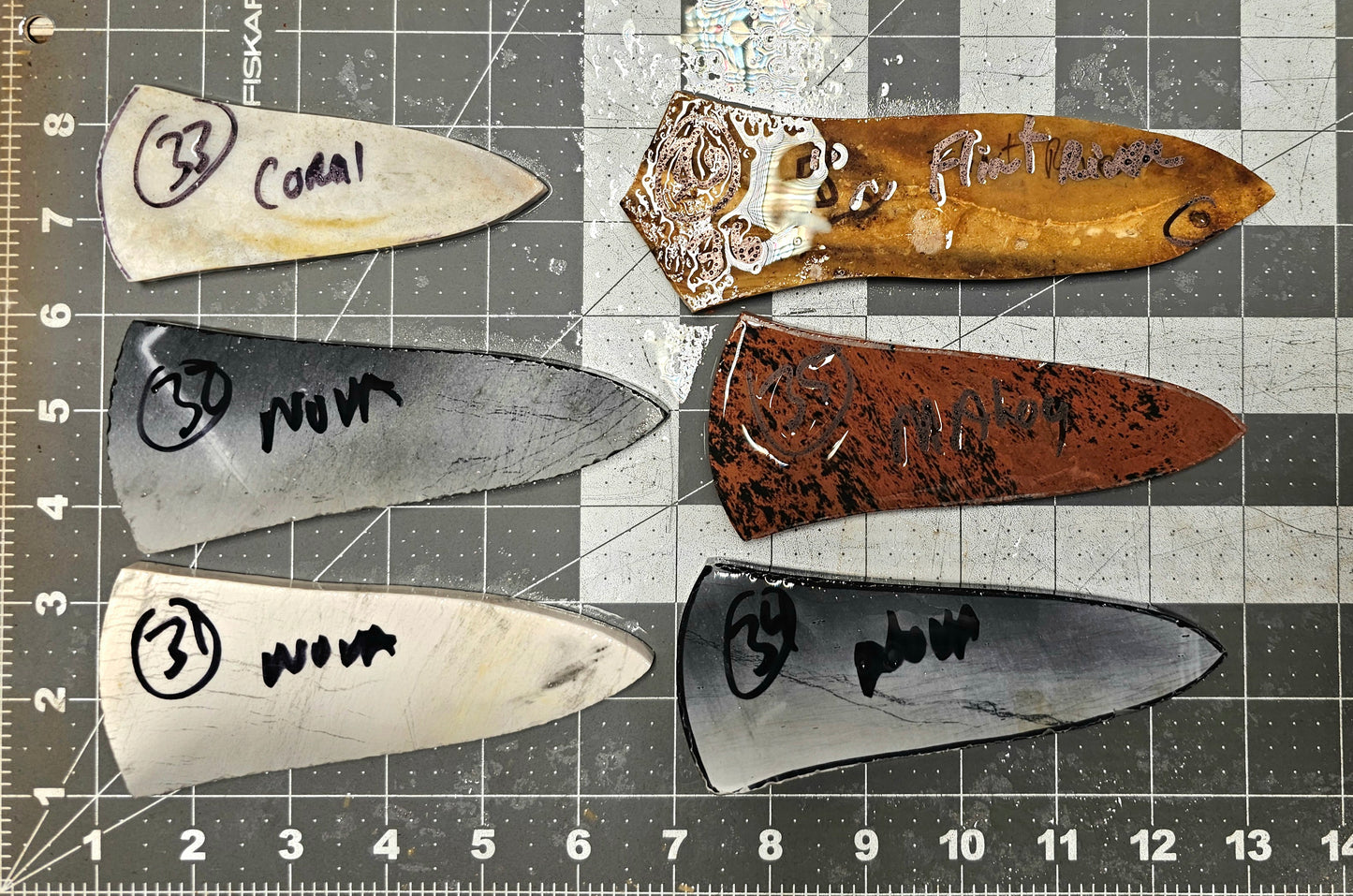 Page 4 Ross Blade Preforms,Flintknapping Slabs.