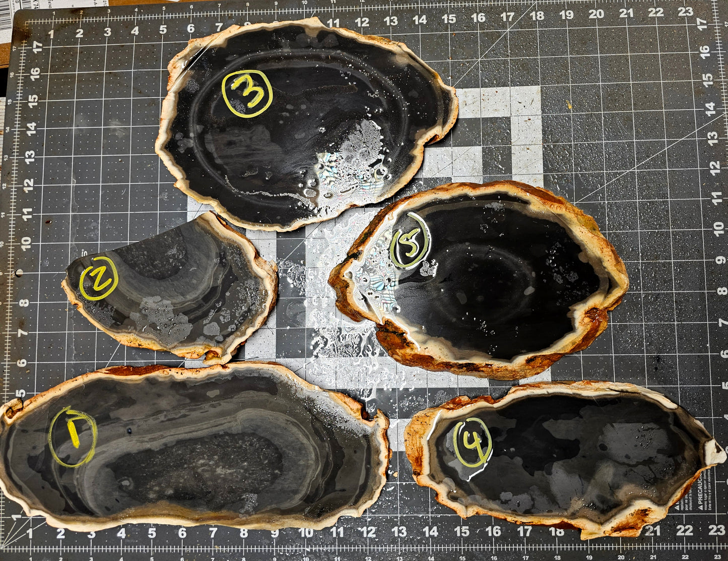 Page 1 Hornstone Percussion Slabs, Flintknapping Slabs
