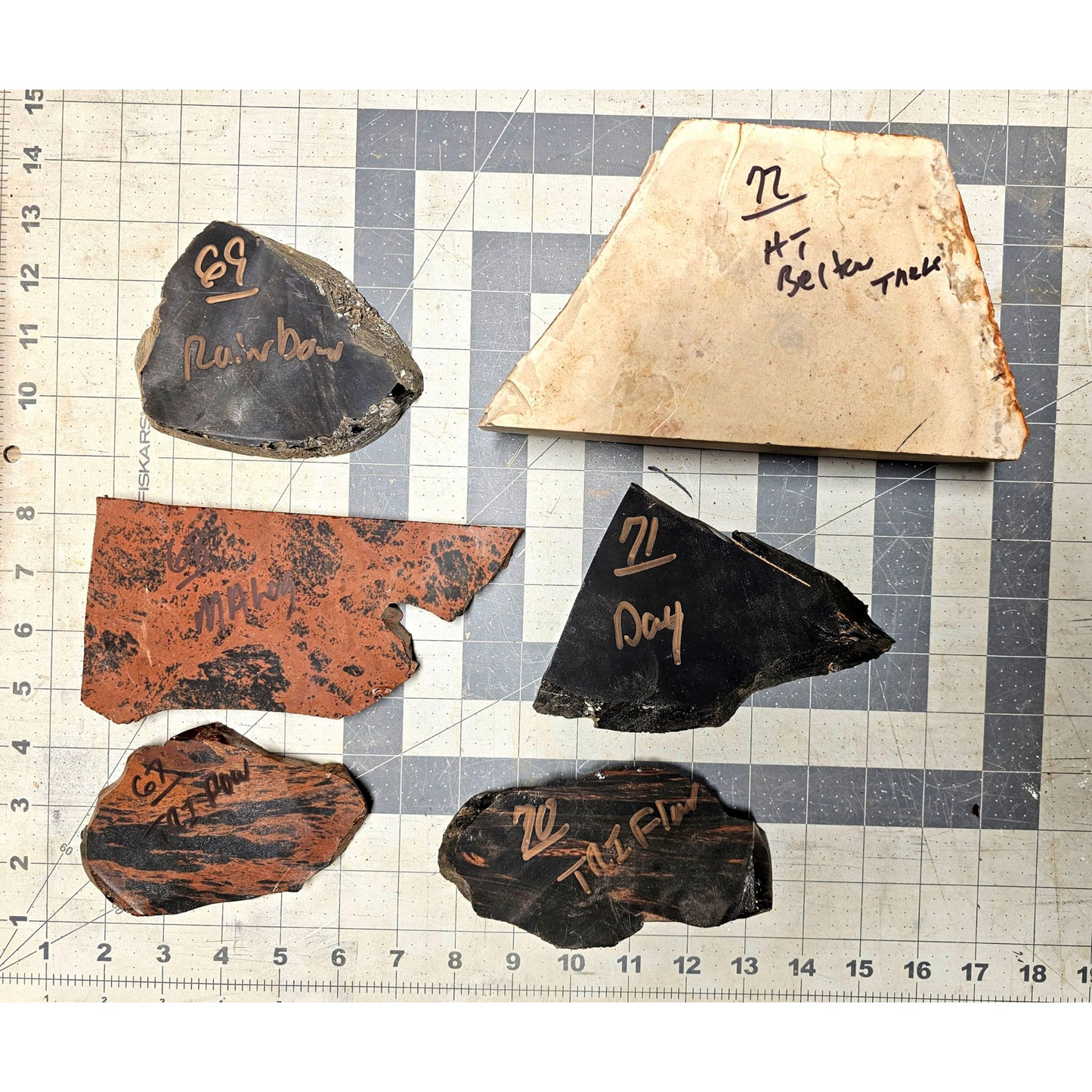 Page 12 Percussion Slabs, Flintknapping Percussion Slabs