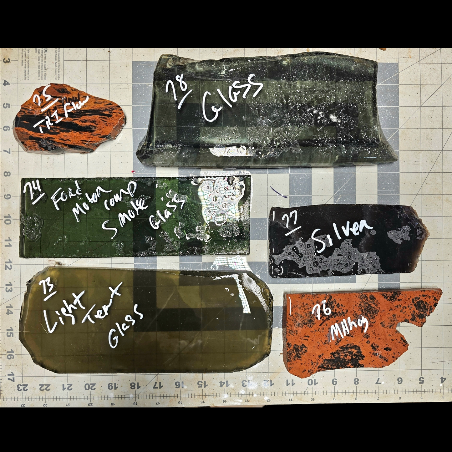 Page 13 Percussion Slabs, Flintknapping Percussion Slabs