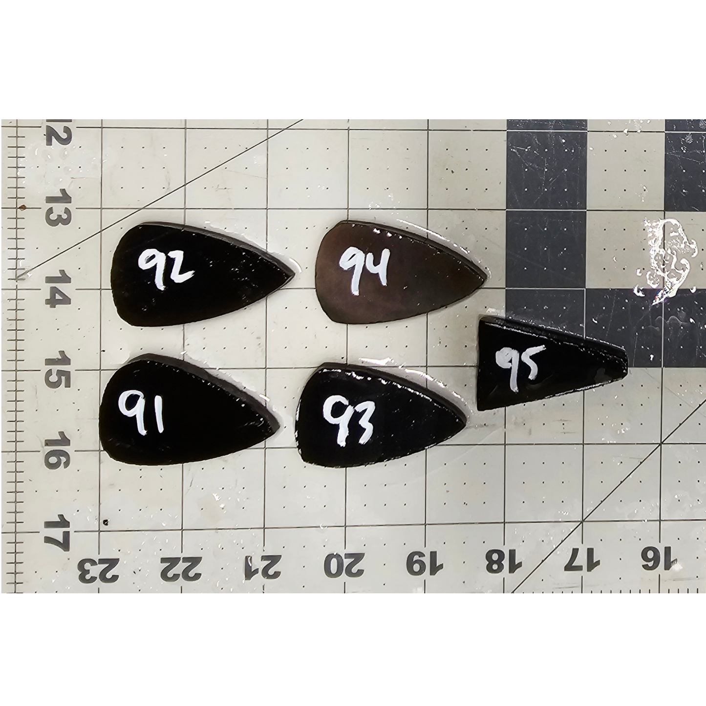 Page 10 Rainbow Obsidian Preforms, Flintknapping Slabs.