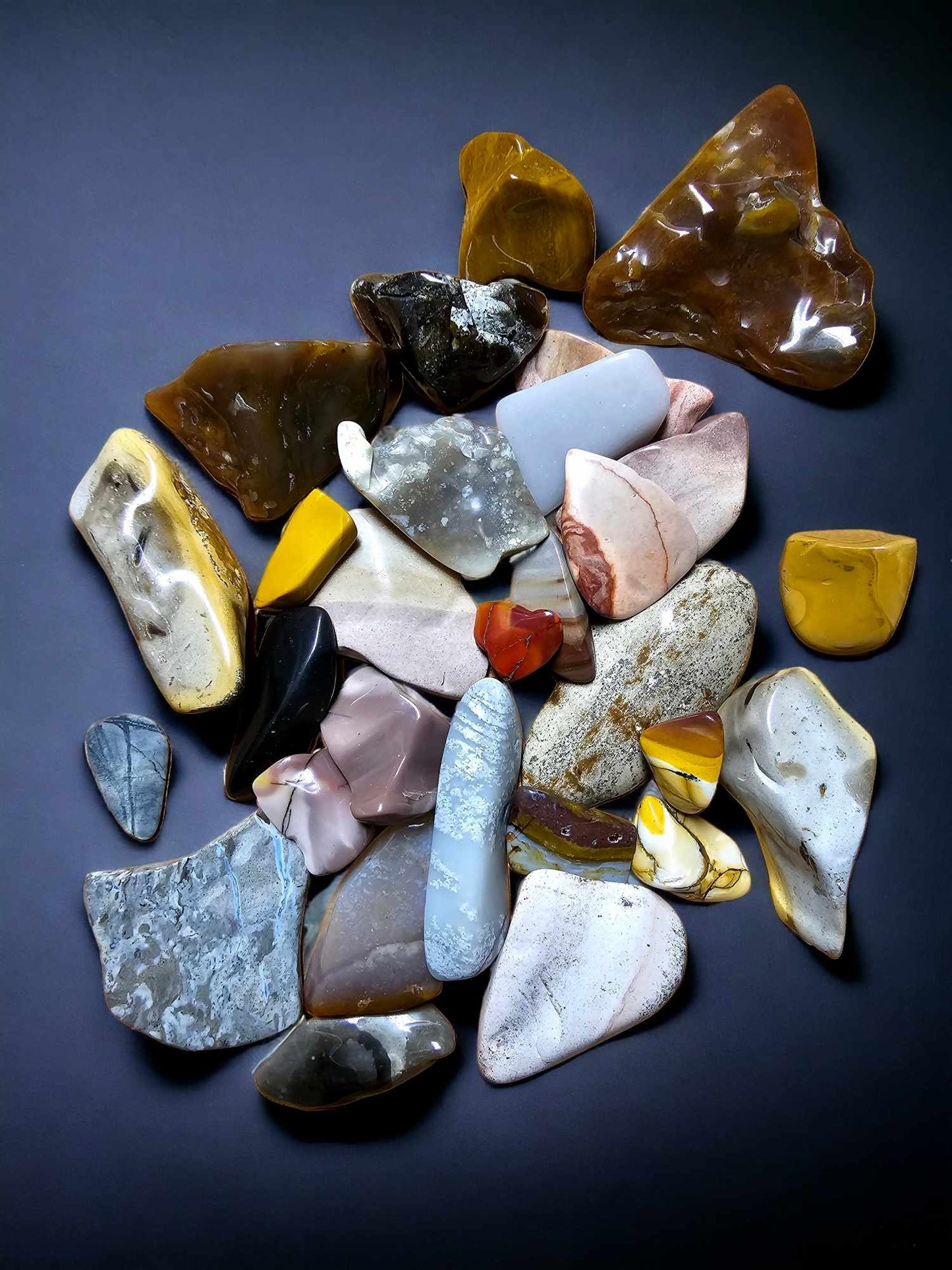 3+ LBS Rock Tumbling, Multi Colored Jaspers, Aggets, and Cherts
