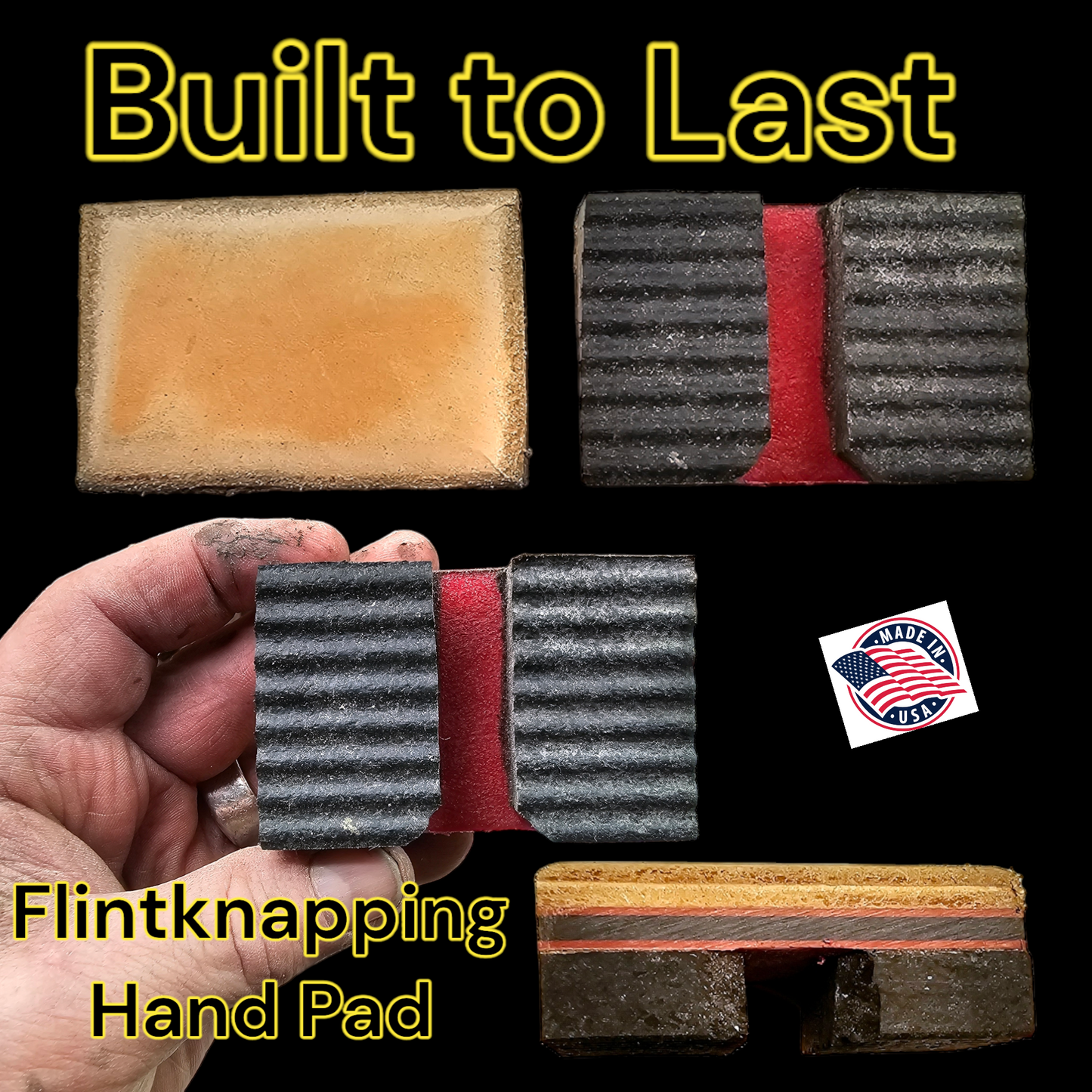 Flintknapping Hand Pad, Now Better Than Ever
