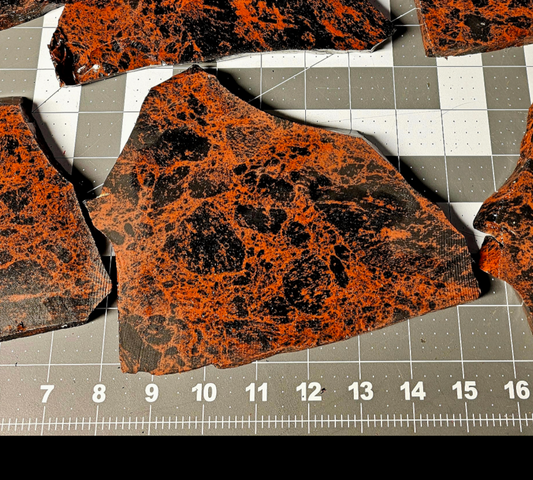 Mahogany Obsidian Percussion Slabs, Flintknapping Slabs 5" minimum order