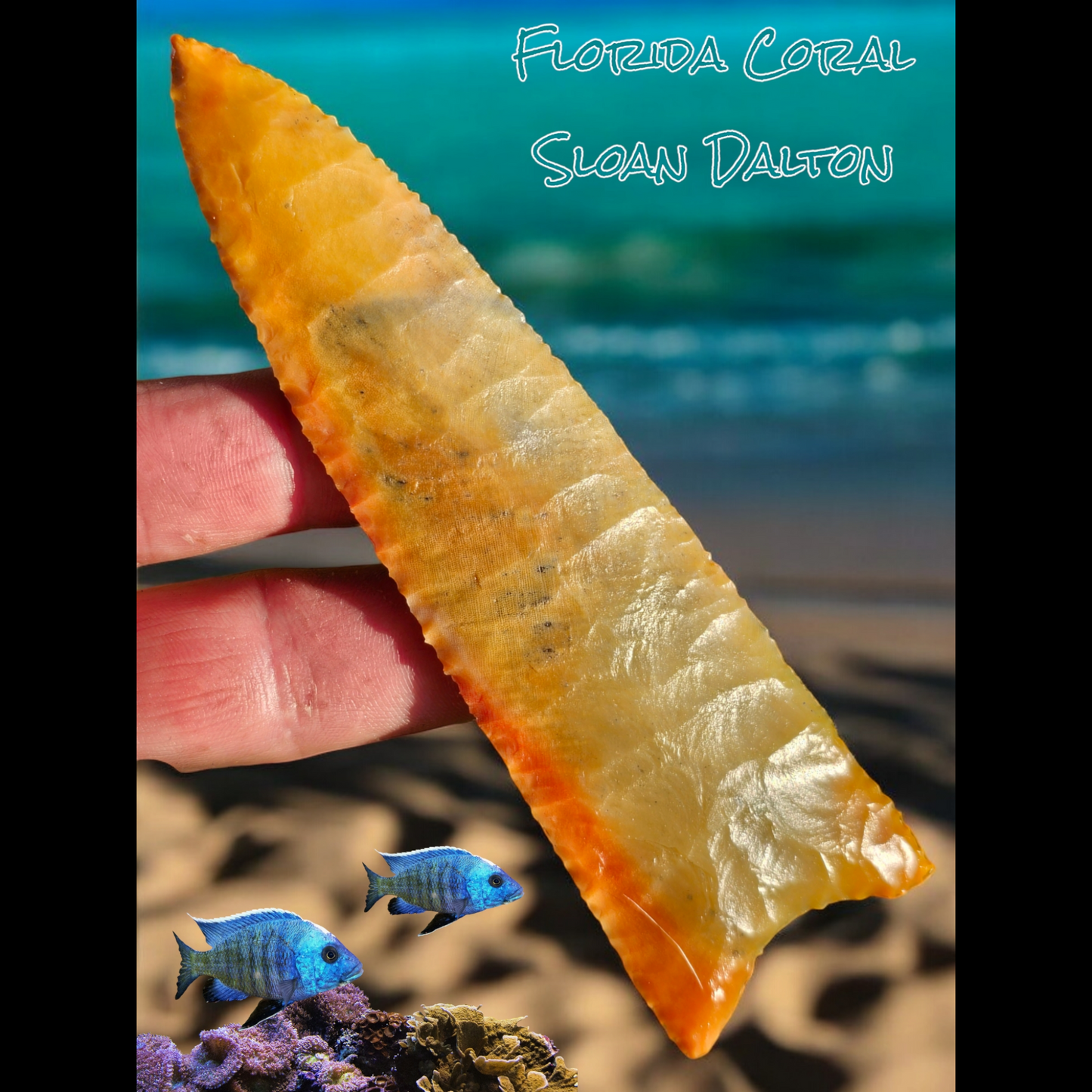 Page 6, Dagger Blade, Sloan Dalton, Dalton, Holland, Hardin Performs,Flintknapping Slabs.