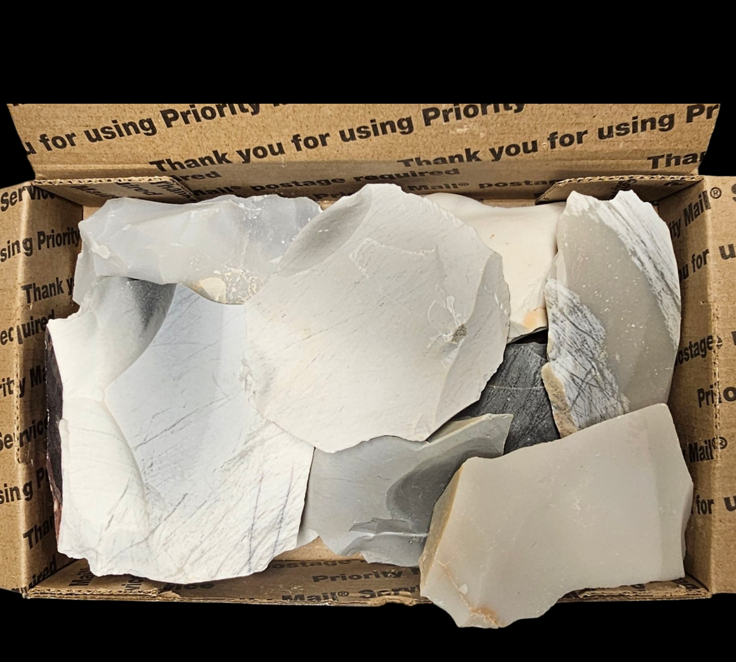 Heat Treated Novaculite Flint, High Grade Flint, Flintknapping, Lapidary