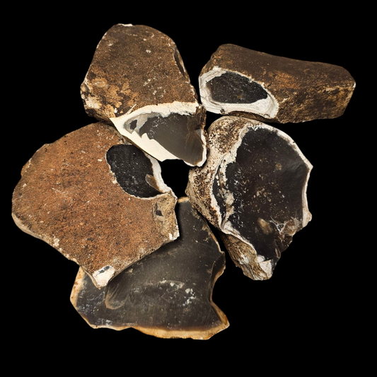 3+ Pounds Raw  Texas Root Beer Flint, High Grade Flint, Flintknapping, Lapidary