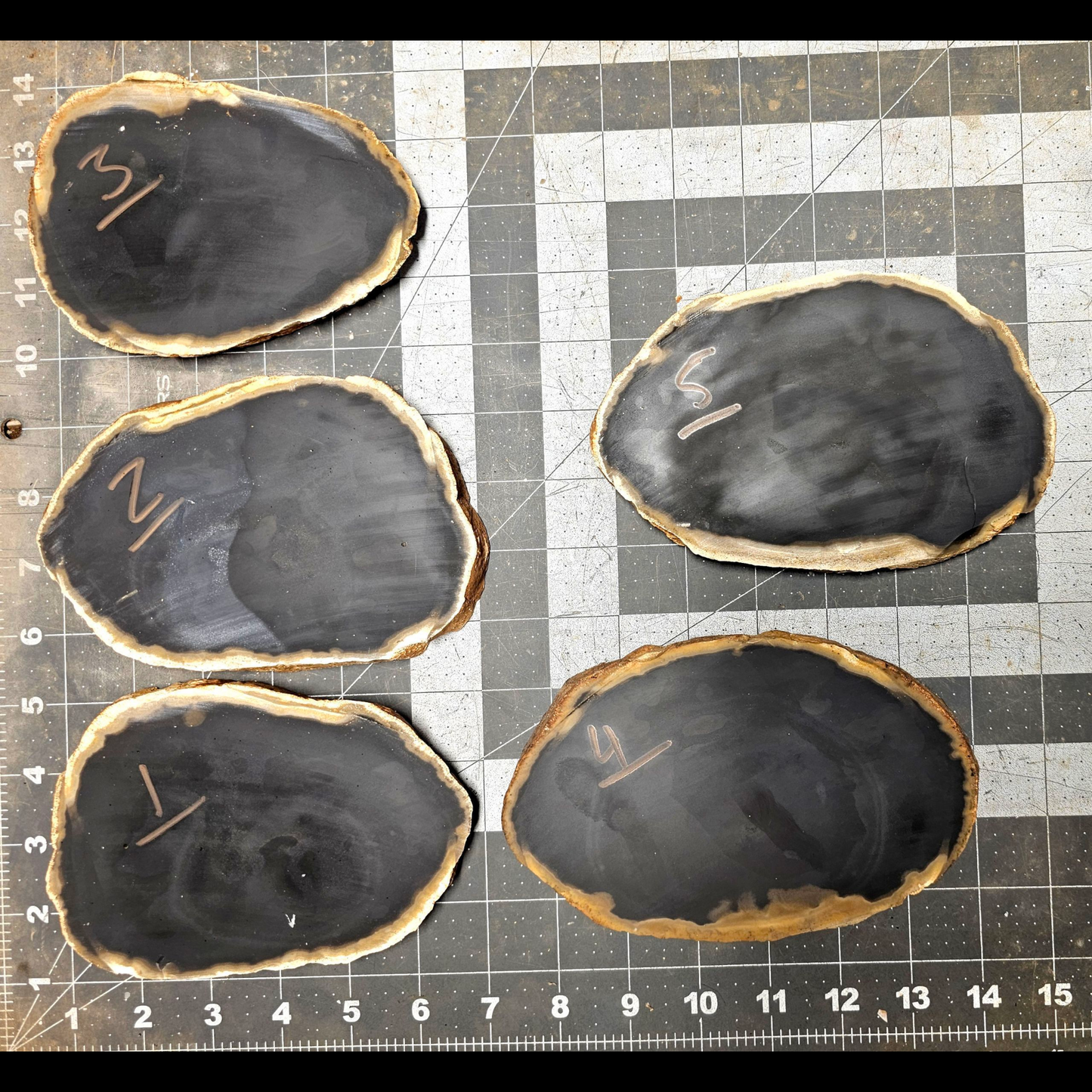 Page 1 Hornstone Percussion Slabs, Flintknapping Slabs