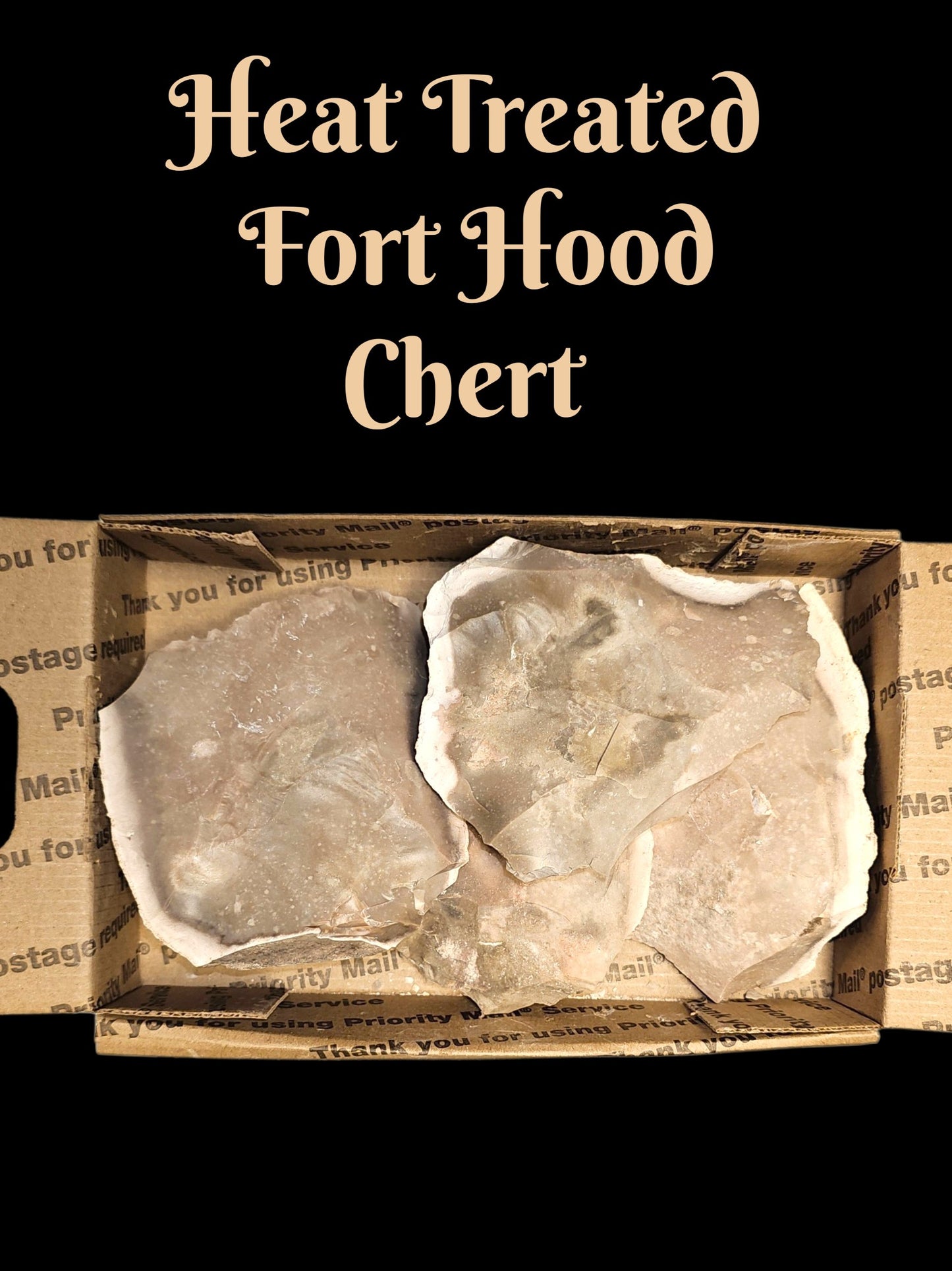 3+ Pounds Heat Treated Fort Hood Flint, Texas Flint, Flintknapping.