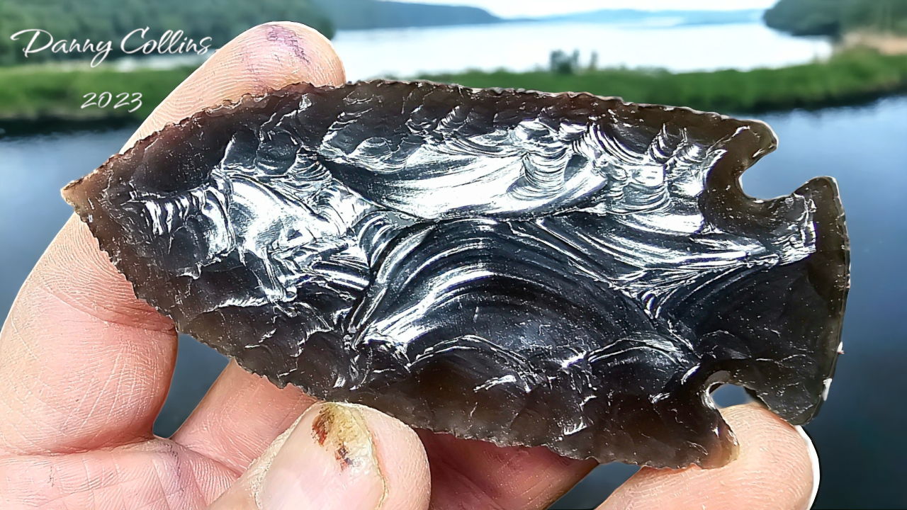 Obsidian Percussion Slabs, Flintknapping Slabs 5" Minimum order