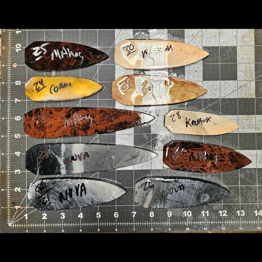 Page 3 Dovetail Preforms,Flintknapping Slabs.