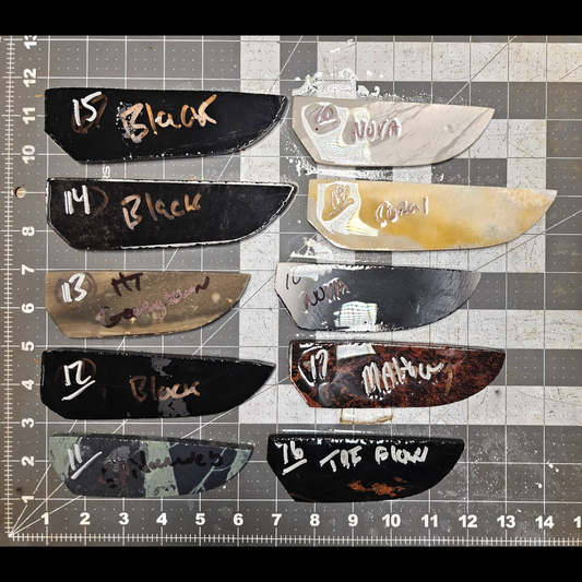 Page 2, Knife Blade Preforms,Flintknapping Slabs.