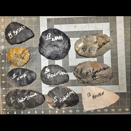 Page 2 Bifaces, Flintknapping Stone, Flint , Chert