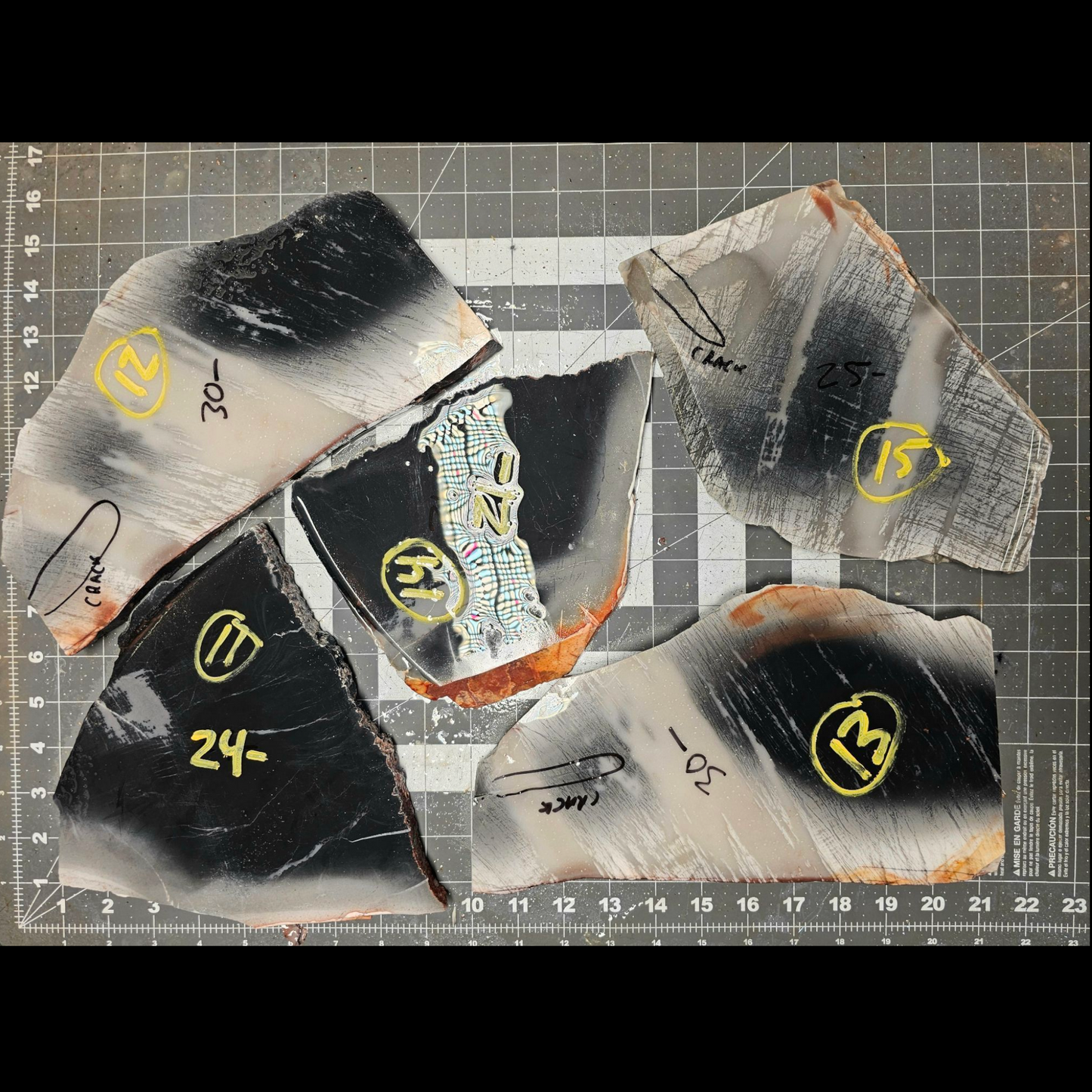 Page 3 Novaculite Percussion Slabs, Heat Treated Flintknapping Slabs