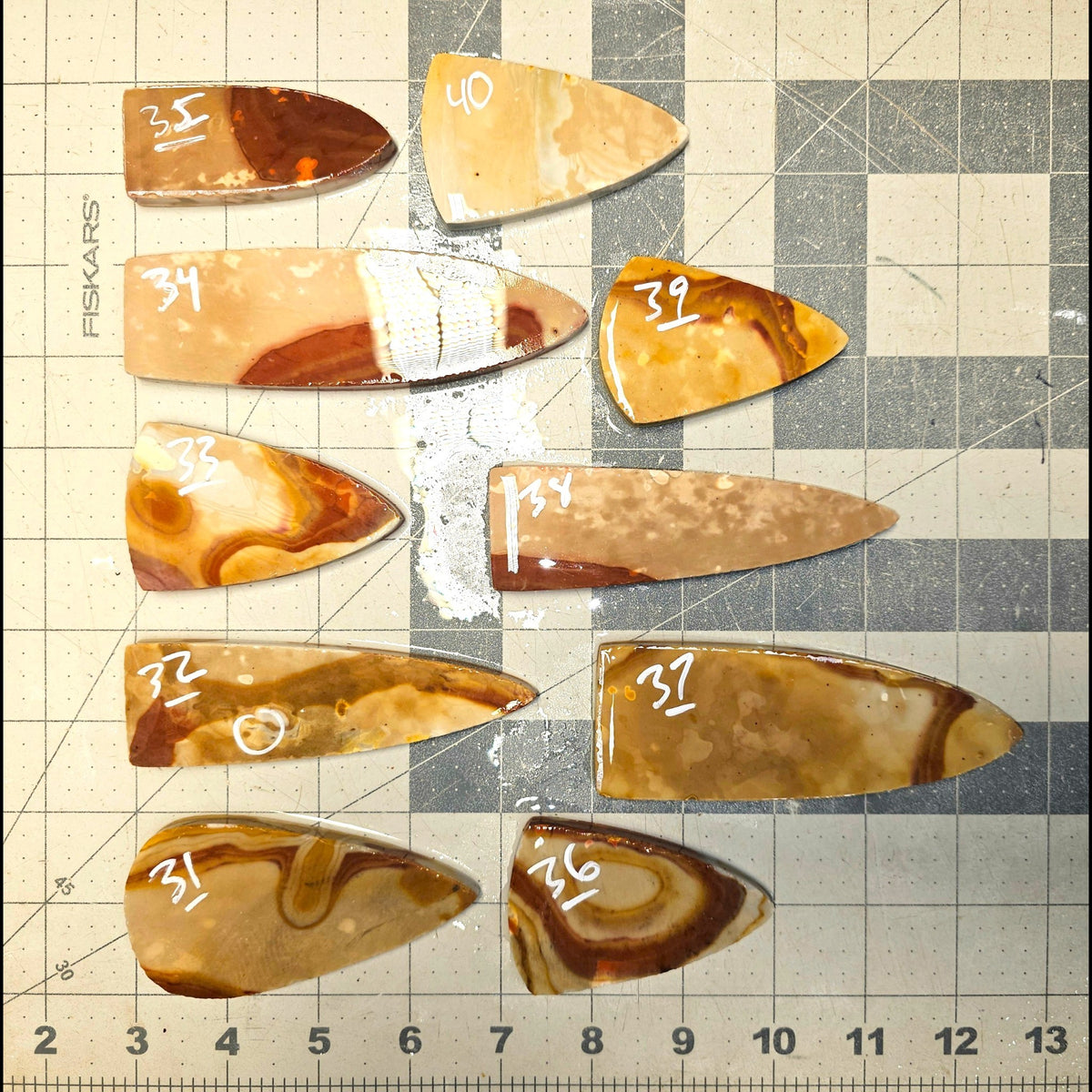 Page 4, Bullseye Agate Preforms,Flintknapping Slabs