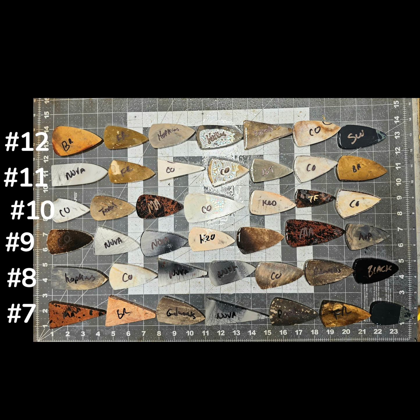 Page 2 Arrowhead Preforms, Mixed Material Performs,Flintknapping Slabs.