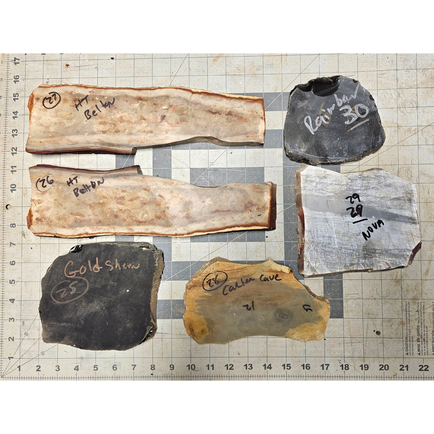 Page 5 Percussion Slabs, Flintknapping Percussion Slabs