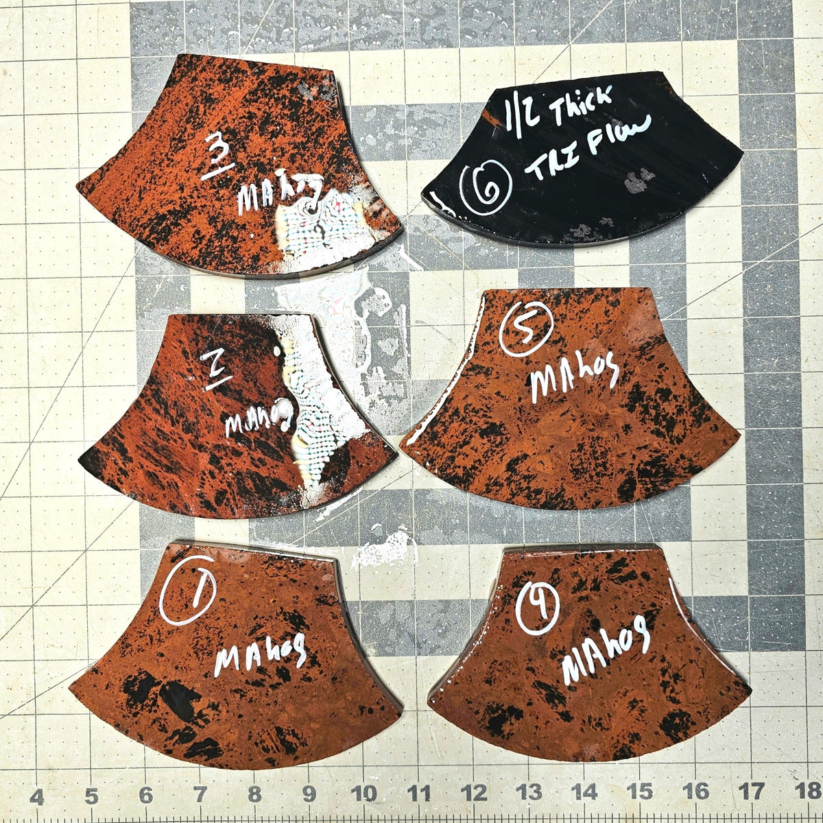 Page One Ulu Preforms, Alaska Ulu Preform, Flintknapping Slabs
