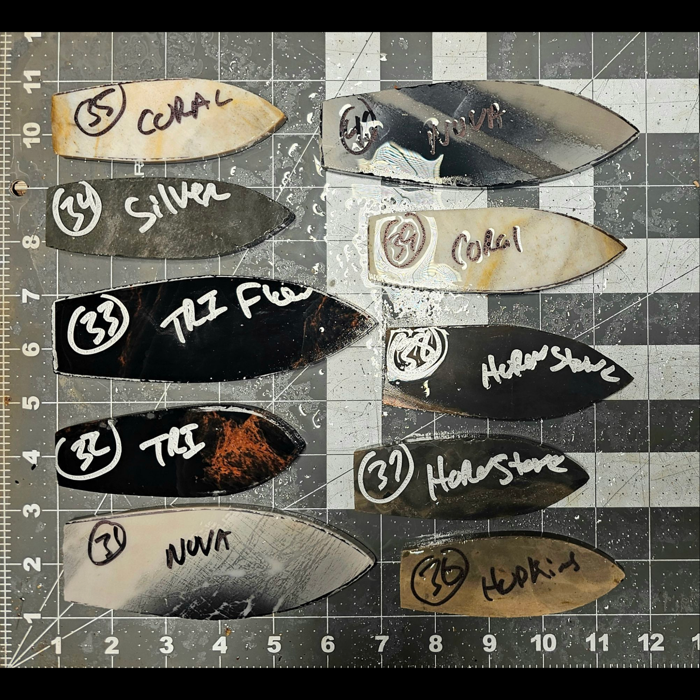 Page 4 Clovis Preforms,Flintknapping Slabs.