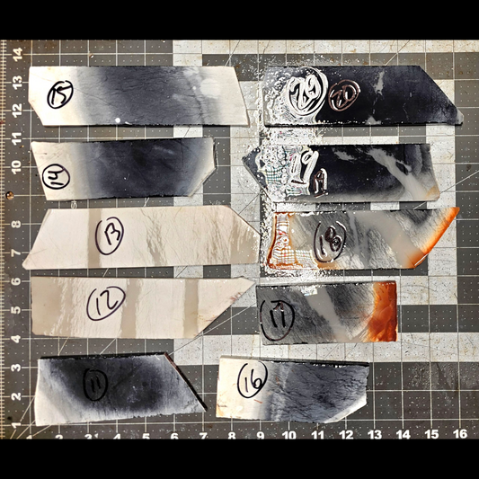 Page 2 Novaculite Slabs, Flintknapping Slabs.