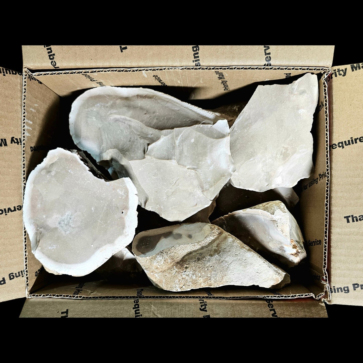 20 Pounds Fort Hood Chert, Heat Treate, Flintknapping,