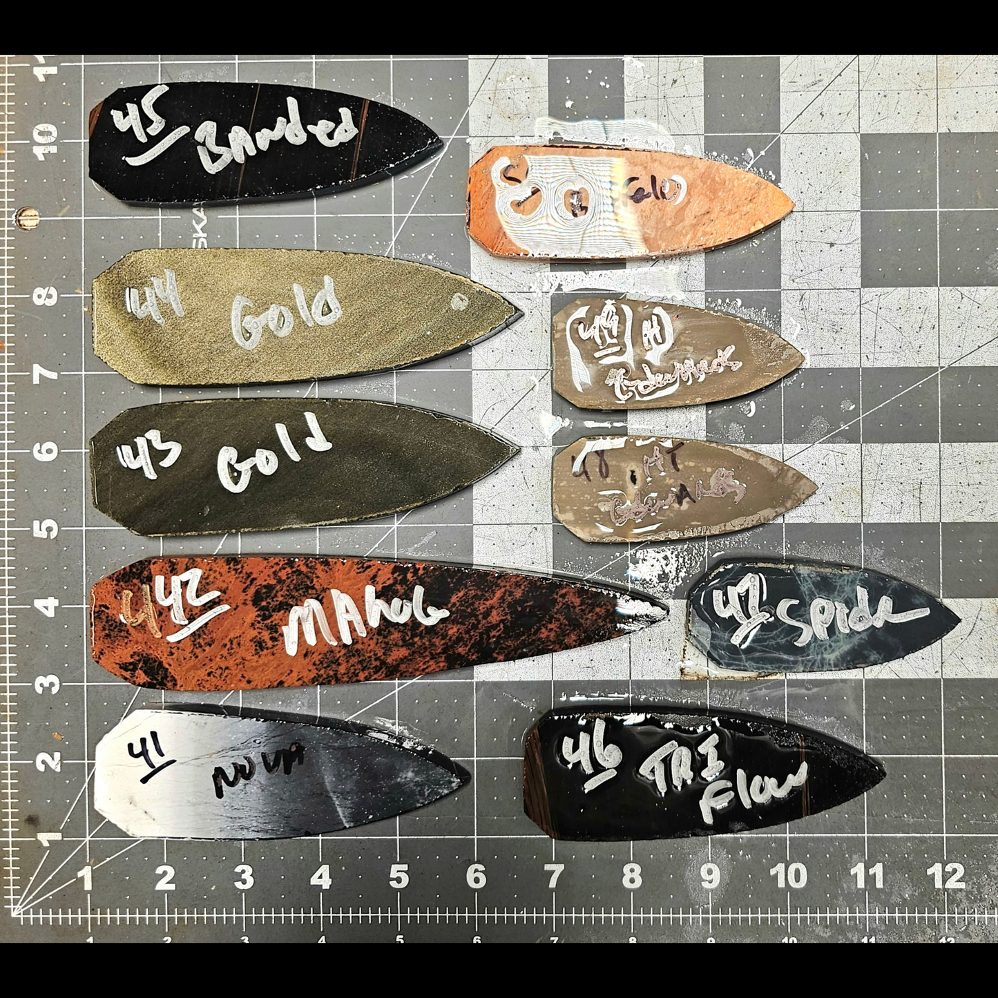 Page 5 Dovetail Preforms,Flintknapping Slabs.