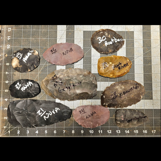 Page 3 Bifaces, Flintknapping Stone, Flint , Chert