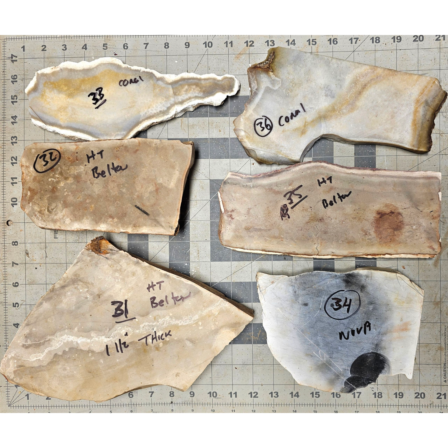 Page 6 Percussion Slabs, Flintknapping Percussion Slabs