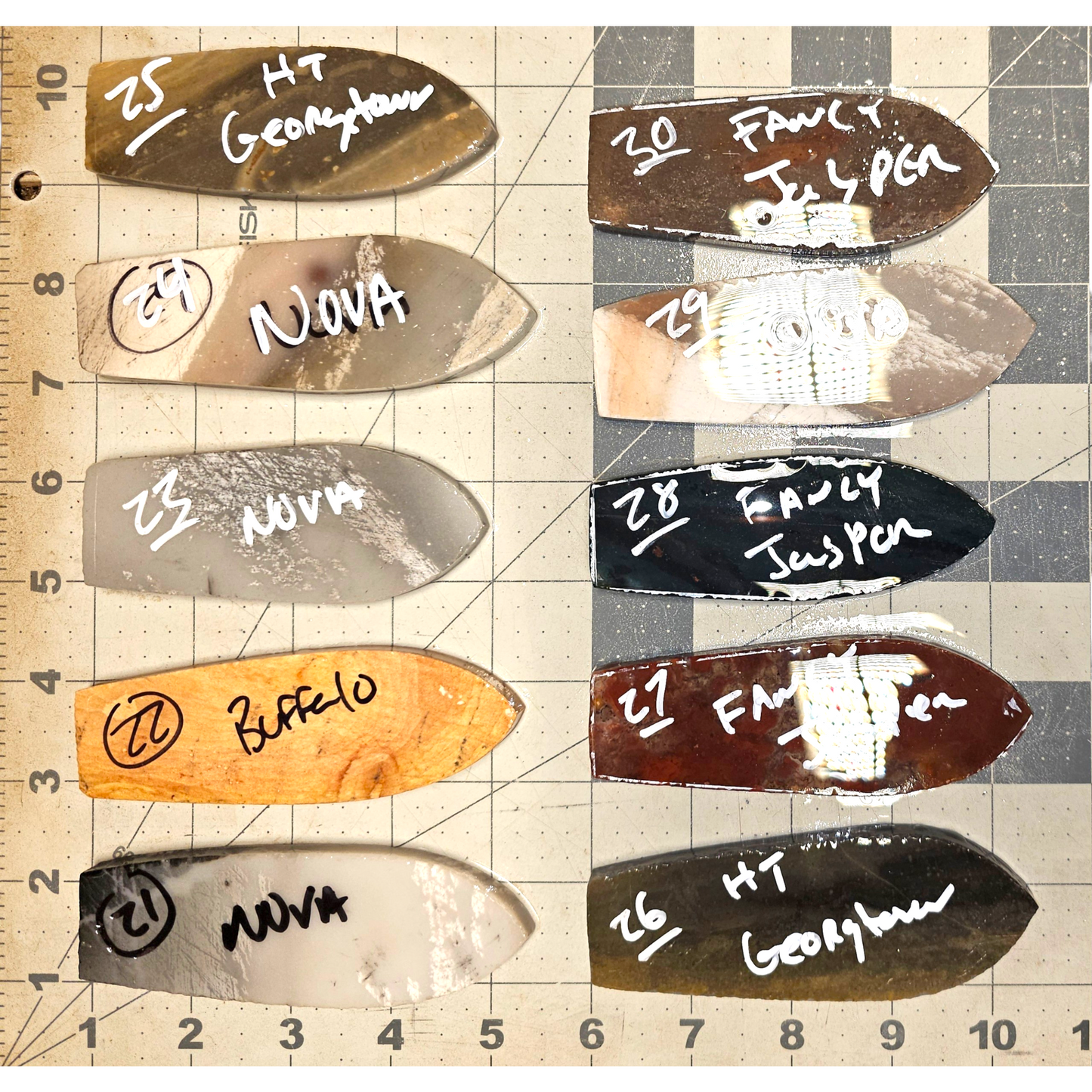 Page 3 Hell Gap, Perform, Flintknapping Slabs.