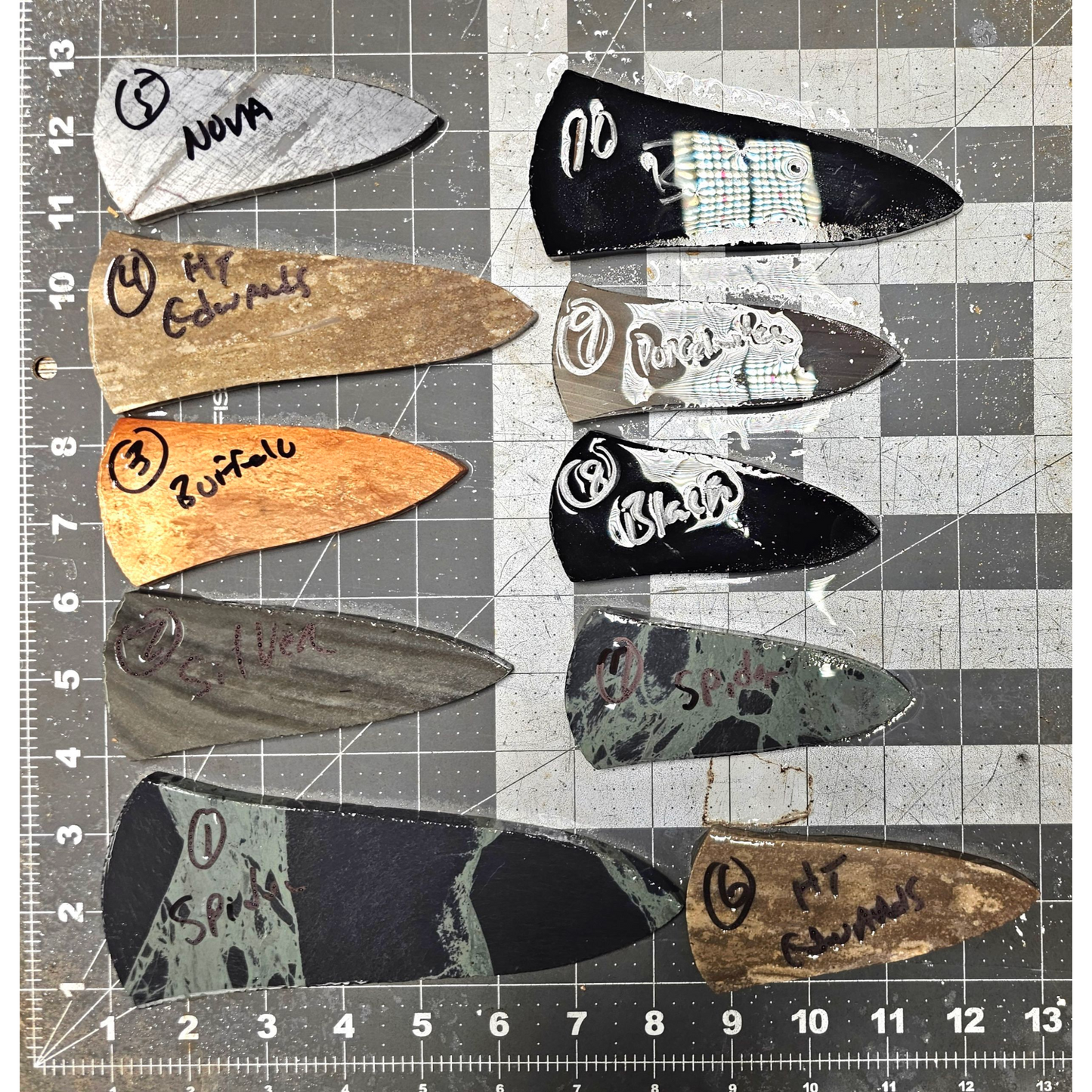 Page 1 Ross Blade Preforms,Flintknapping Slabs.