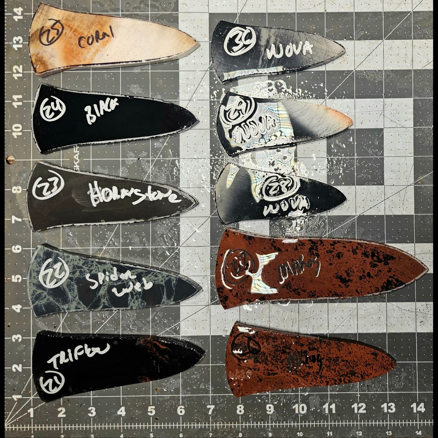 Page 3 Ross Blade Preforms,Flintknapping Slabs.