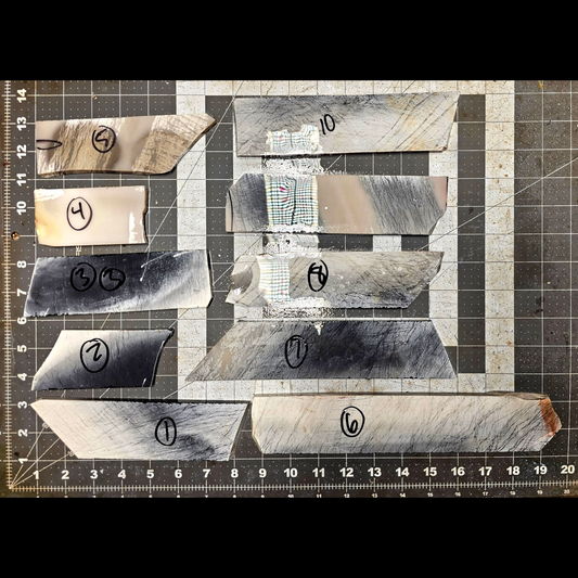 Page 1 Novaculite Slabs, Flintknapping Slabs.