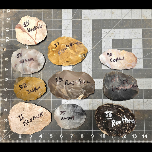 Page 4 Bifaces, Flintknapping Stone, Flint , Chert