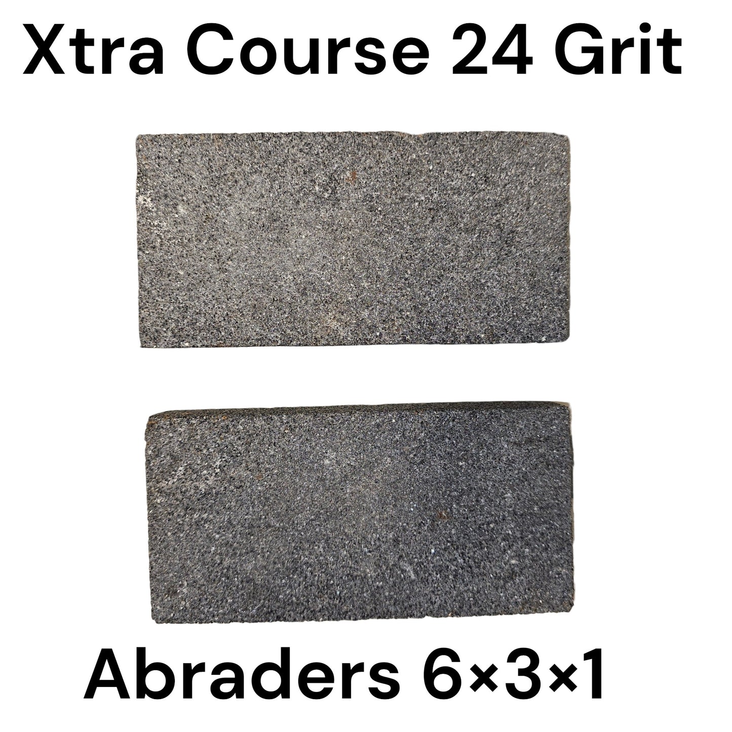 Extra Course Abrading Stone, 24 grit, 6x3x1