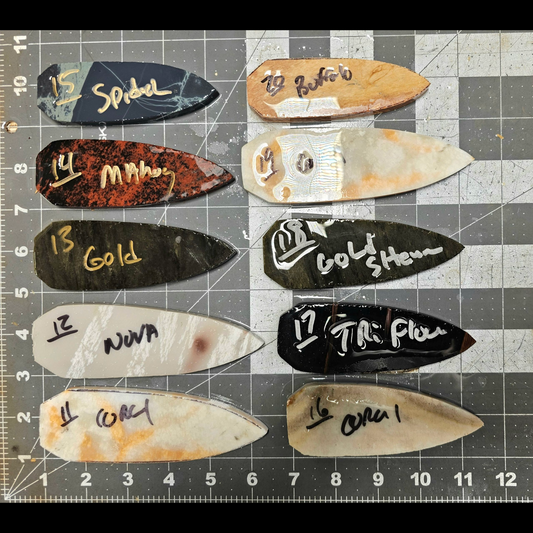 Page 2 Dovetail Preforms,Flintknapping Slabs.