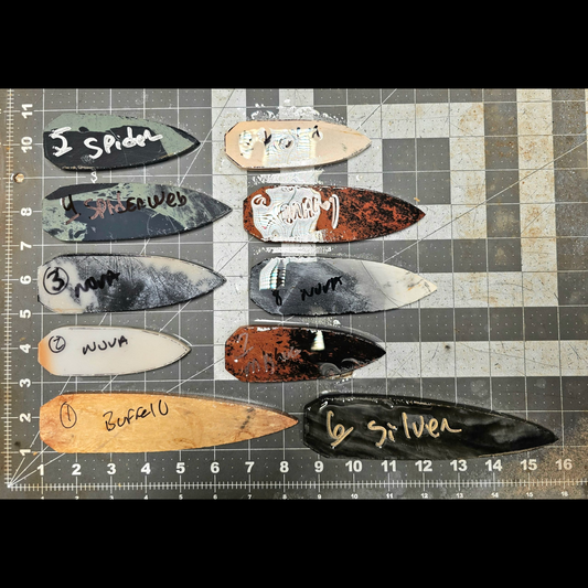 Page 1 Dovetail Preforms,Flintknapping Slabs.