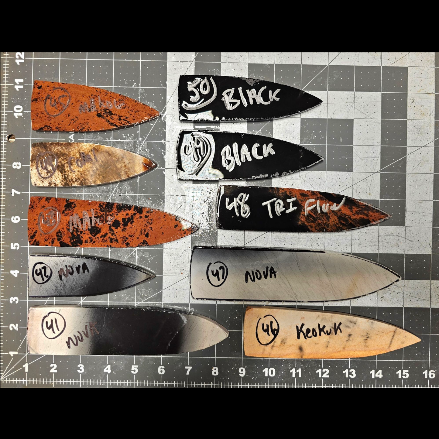 Page 5, Dagger Blade, Sloan Dalton, Dalton, Holland, Hardin Performs,Flintknapping Slabs.