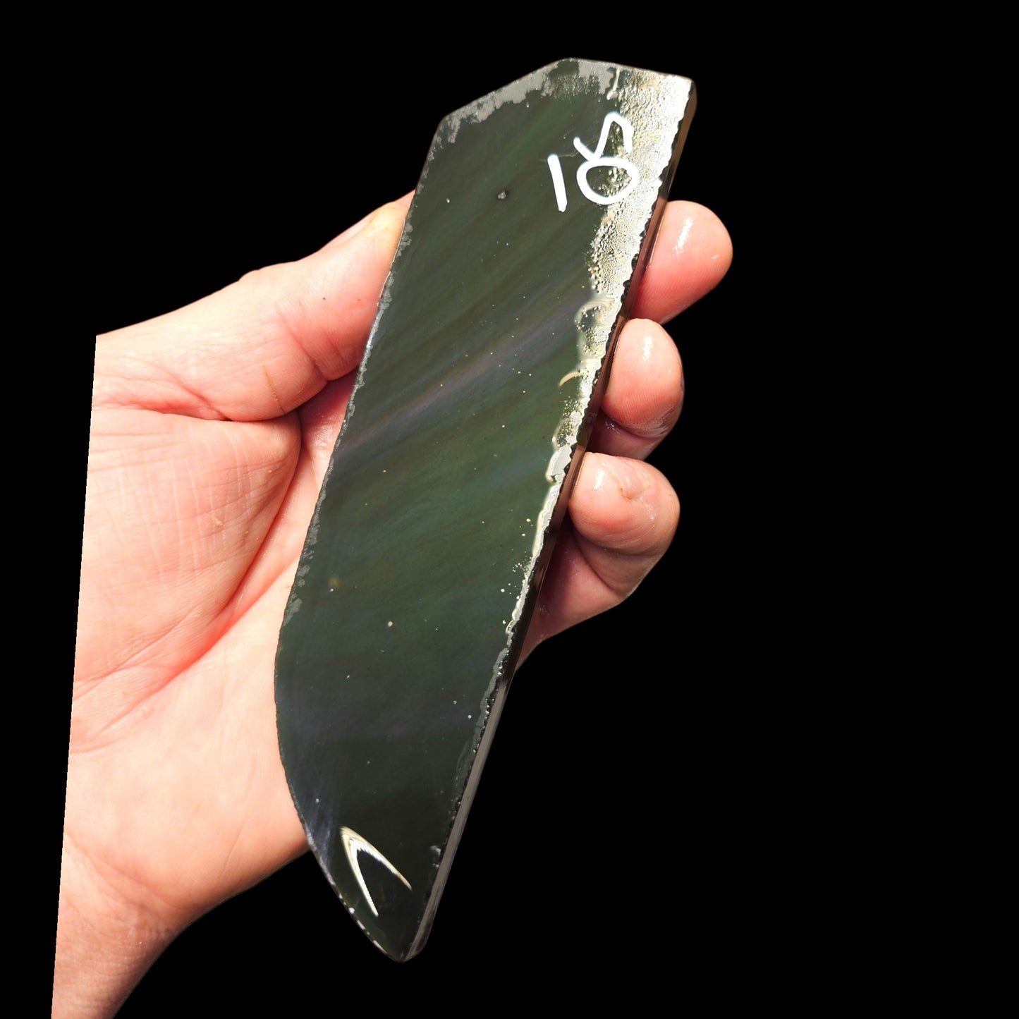 Page 5 Mexican Rainbow Obsidian Preforms, Flintknapping Slabs.