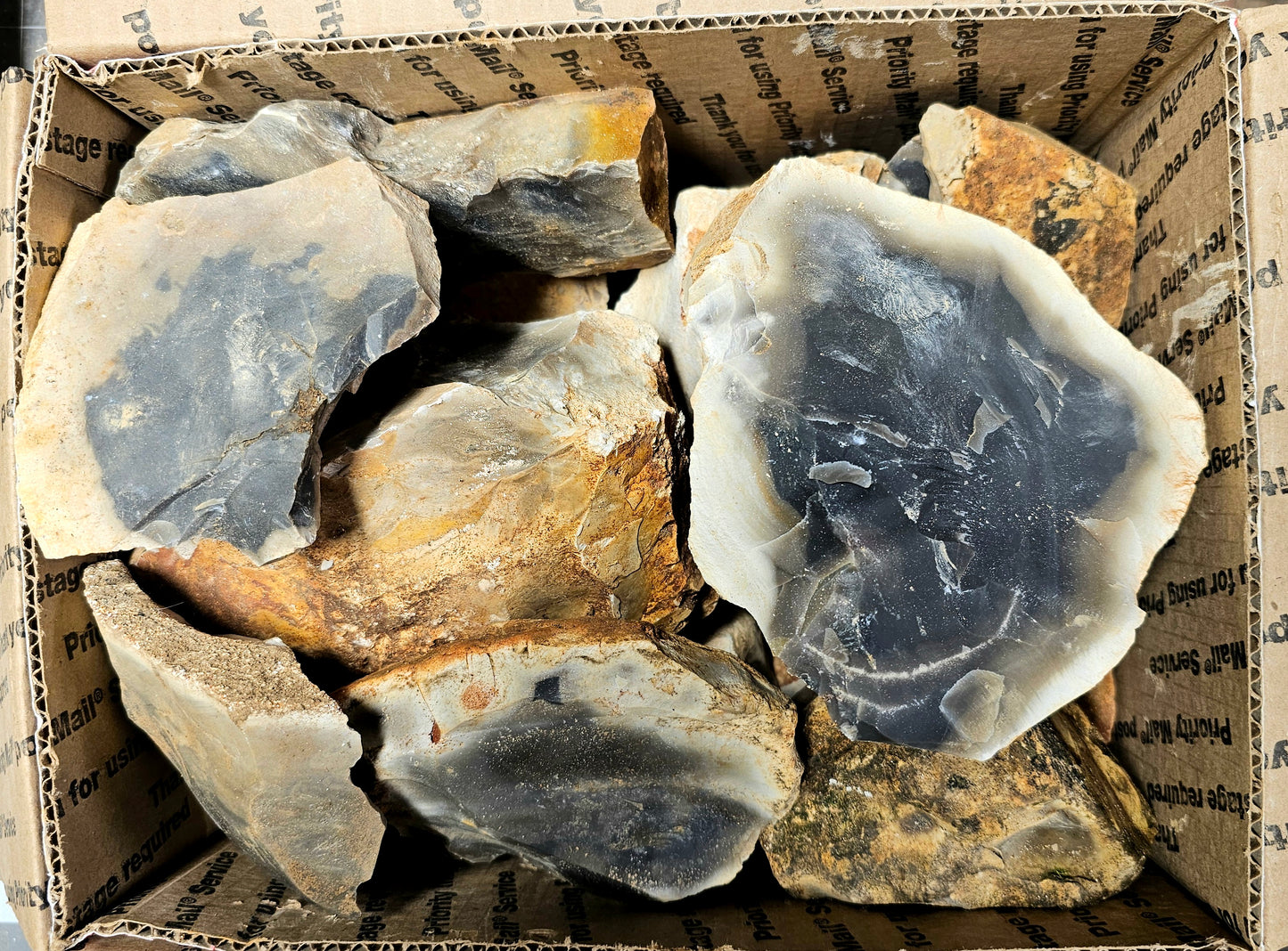 20+ Pounds Hopkinsville Chert, Flintknapping, Lapidary