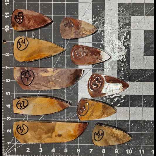 Page 4, Alibates Preforms,Flintknapping Slabs.