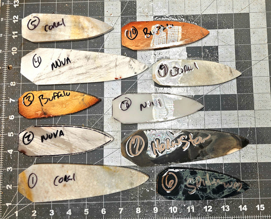 Page 1 Dovetail Preforms,Flintknapping Slabs.