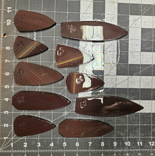 Page 7 Porcelainite Preforms,Flintknapping Slabs.
