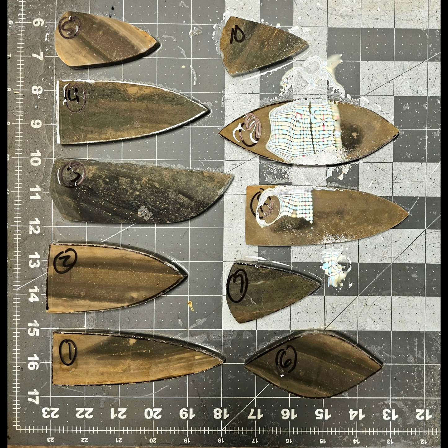 Page 1 Georgetown Heat Treated Preforms,Flintknapping Slabs.