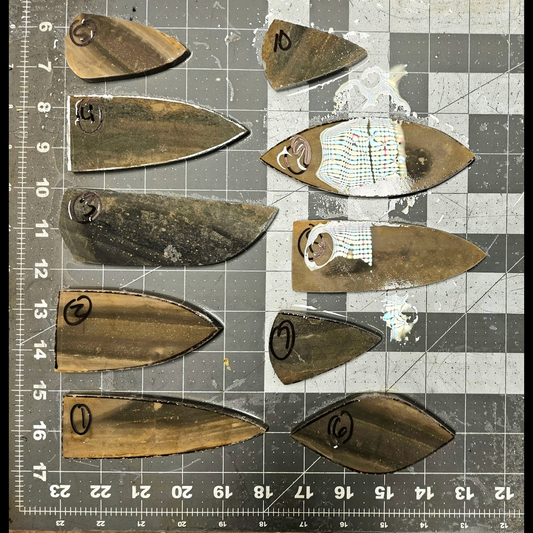 Page 1 Georgetown Heat Treated Preforms,Flintknapping Slabs.