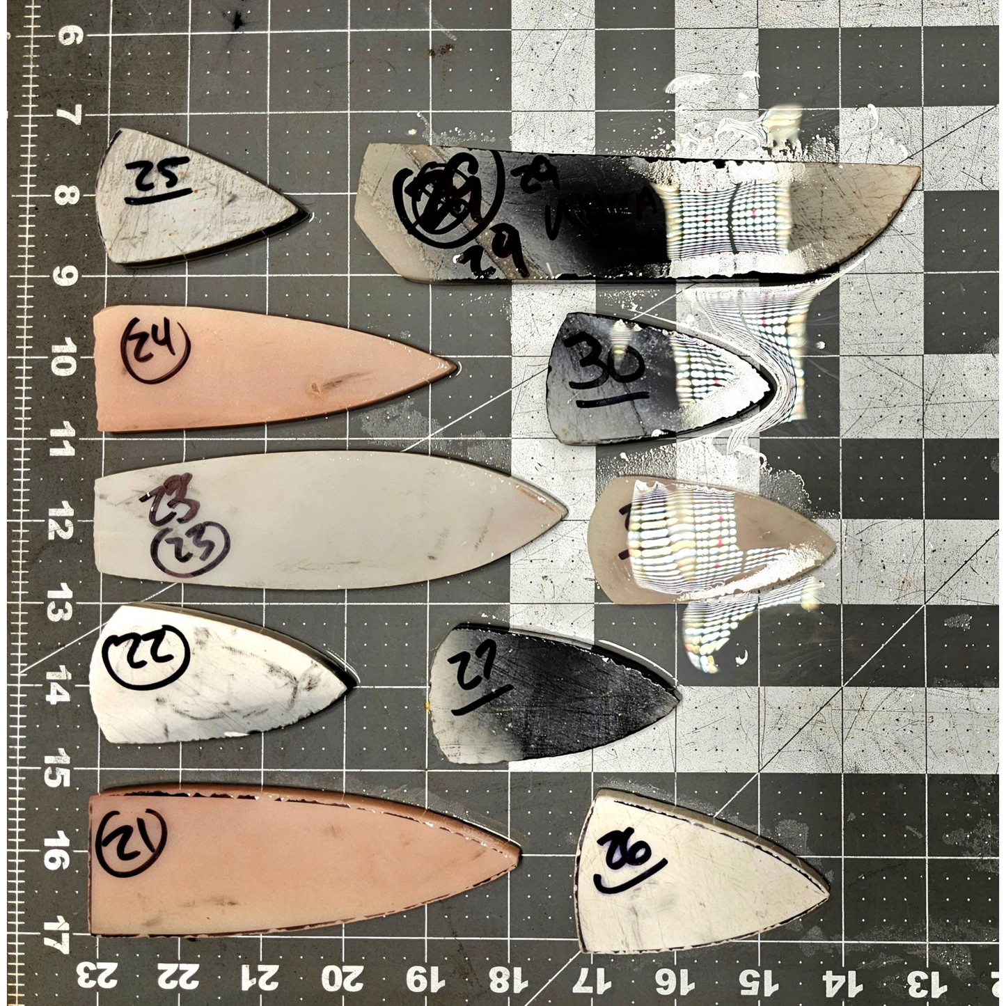 Page 3 Novaculite Preforms, Flintknapping Slabs.