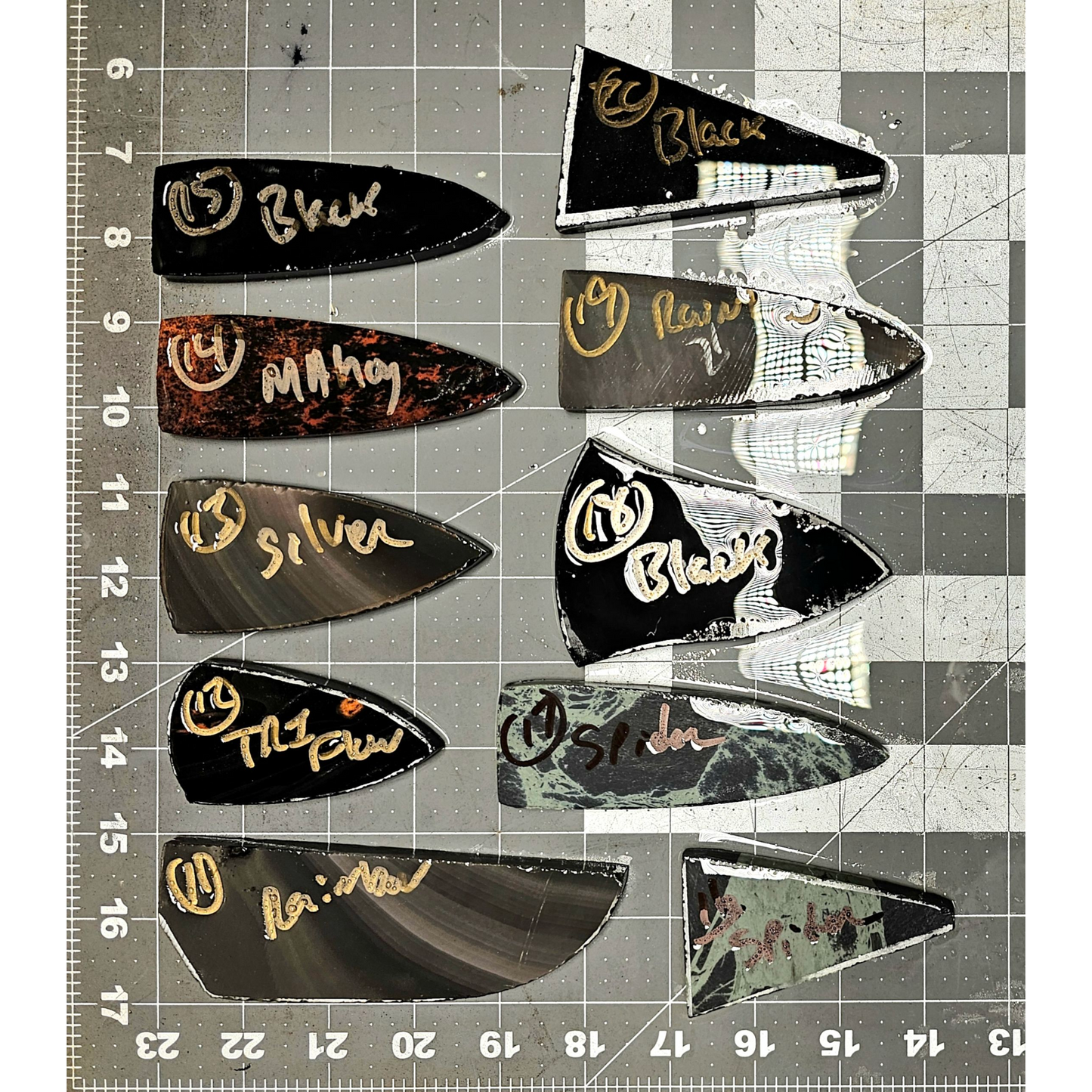 Page 2 Obsidian Preforms, Flintknapping Slabs.