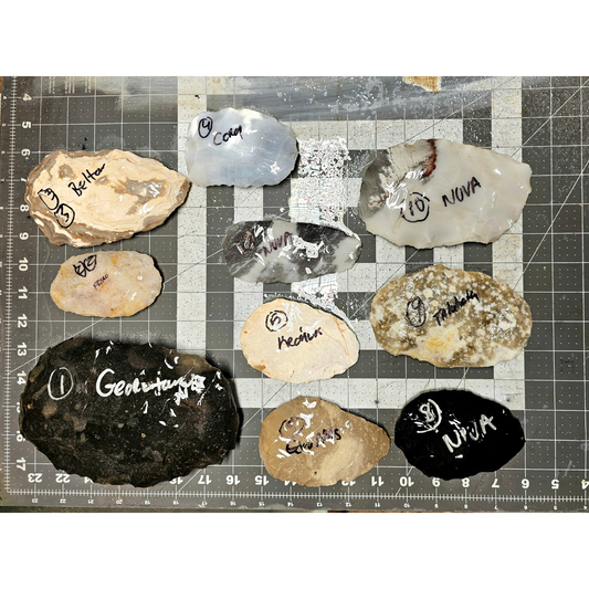Page 1 Bifaces, Flintknapping Stone, Flint , Chert