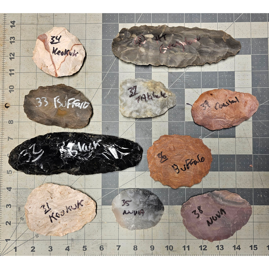Page 4 Bifaces, Flintknapping Stone, Flint , Chert